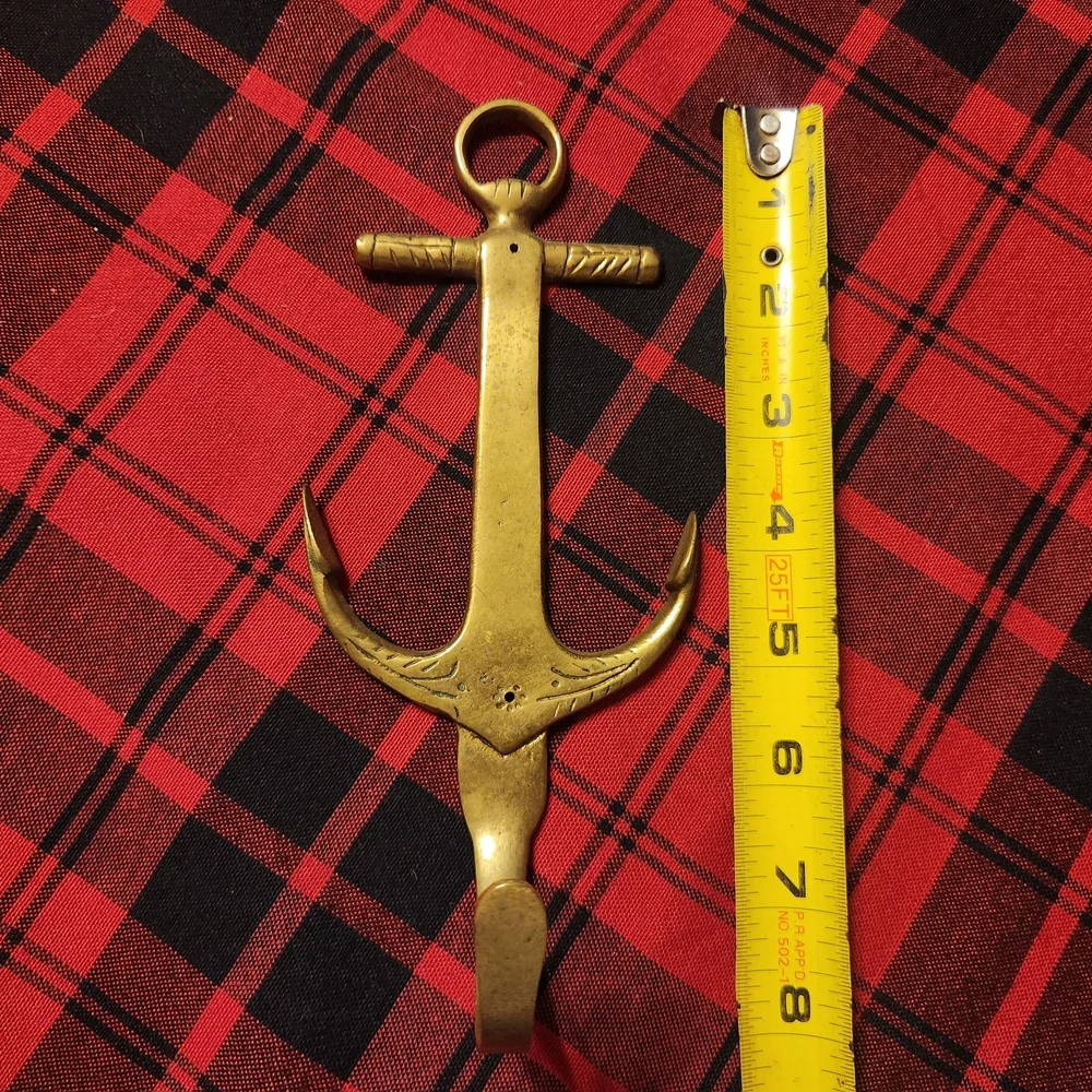 Solid Brass Anchor Wall Hook